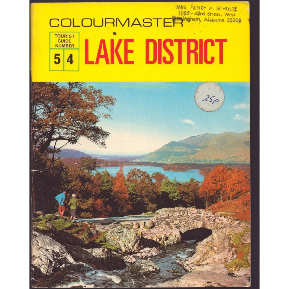 Colourmaster Tourist Guide 54 Lake District England Vintage Booklet VG - Picture 1 of 3
